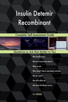 Paperback Insulin Detemir Recombinant; Complete Self-Assessment Guide Book