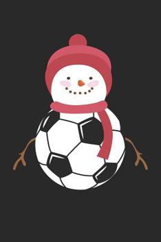 Paperback Christmas Notebook - Christmas Soccer Soccer Snowman Christmas Gift - Christmas Journal - Christmas Diary: Medium College-Ruled Journey Diary, 110 pag Book