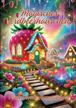 Magisches Erdbeerhäuschen: Fantasievolle Ausmalbilder (German Edition)
