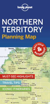 Map Lonely Planet Northern Territory Planning Map Book