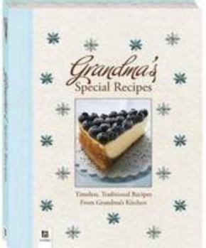 Hardcover Grandma's Special Recipes Book