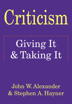 Paperback Criticism: Giving It Taking It Book