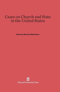 Hardcover Cases on Church and State in the United States Book