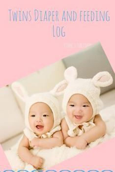 Paperback Twins Diaper and Feeding Log Book