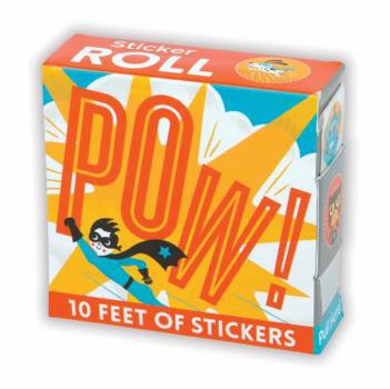 Gift Superhero Sticker Roll Book
