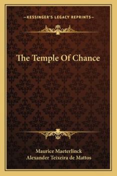 Paperback The Temple Of Chance Book