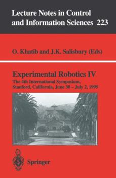 Paperback Experimental Robotics IV: The 4th International Symposium, Stanford, California, June 30 - July 2, 1995 Book