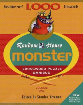Paperback Random House Monster Crossword Puzzle Omnibus, Volume 1 [Large Print] Book