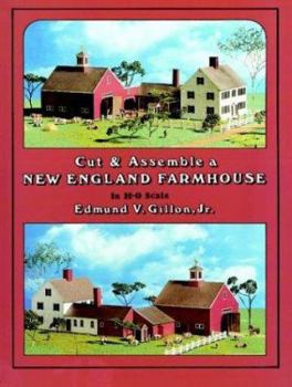 Paperback Cut & Assemble New England Farmhouse Book