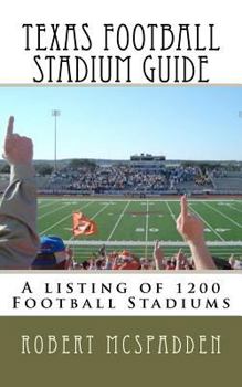 Paperback Texas Football Stadium Guide Book