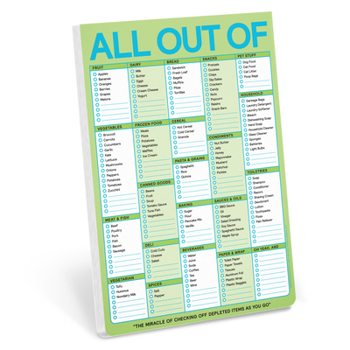 Misc. All Out of Pad with Magnet (Pastel Version) Book