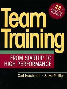 Paperback Team Training: From Startup to High Performance Book
