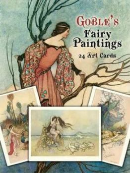 Paperback Goble's Fairy Paintings: 24 Art Cards Book