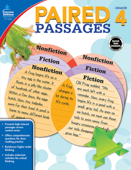 Paperback Paired Passages, Grade 4 Book