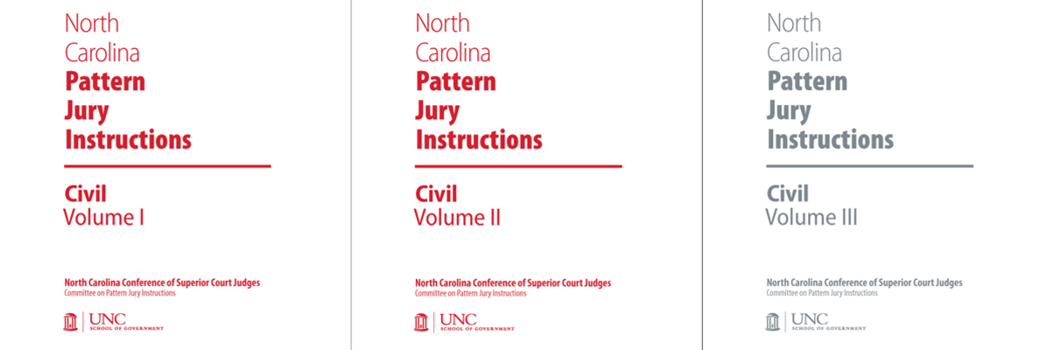 Hardcover North Carolina Pattern Jury Instructions for Civil Cases, 2019 Edition: Volumes 1-3 Book