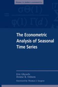 Electronics The Econometric Analysis of Seasonal Time Series Book