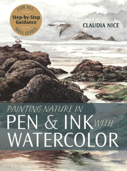 Hardcover Painting Nature in Pen & Ink with Watercolor Book