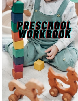 Paperback preschool workbook: Math, Coloring, puzzles and kids activity. Book