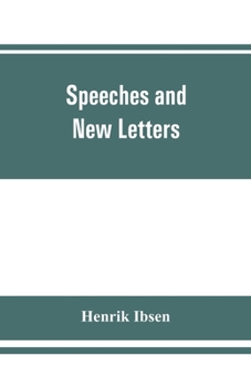Paperback Speeches and new letters Book
