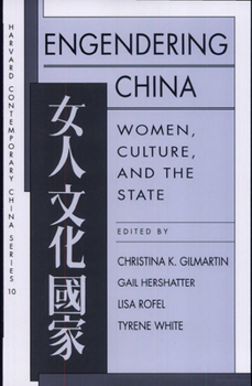 Paperback Engendering China: Women, Culture, and the State Book