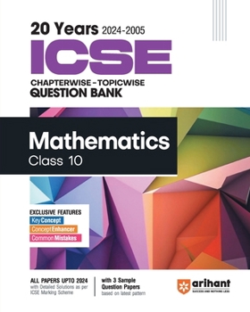 Paperback ICSE Chapterwise Mathematics 10th Book
