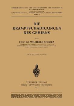 Paperback Die Krampfschädigungen Des Gehirns [German] Book