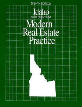 Paperback Idaho Supplement for Modern Real Estate Practice Book