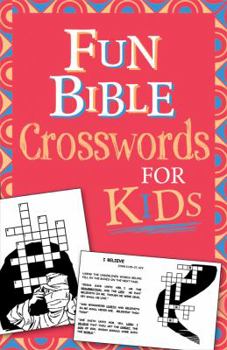 Paperback Fun Bible Crosswords for Kids Book