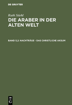 Hardcover Nachträge - Das christliche Aksum [German] Book