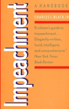 Paperback Impeachment: A Handbook Book