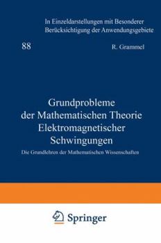 Paperback Grundprobleme Der Mathematischen Theorie Elektromagnetischer Schwingungen [German] Book