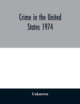 Paperback Crime in the United States 1974 Book