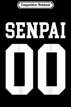 Composition Notebook: Senpai Jersey Anime Manga Japanese Journal/Notebook Blank Lined Ruled 6x9 100 Pages