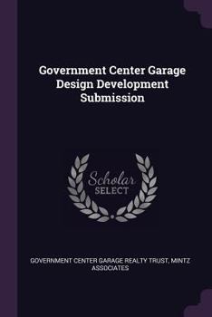 Paperback Government Center Garage Design Development Submission Book