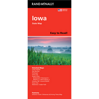 Loose Leaf Rand McNally Easy to Read: Iowa State Map Book