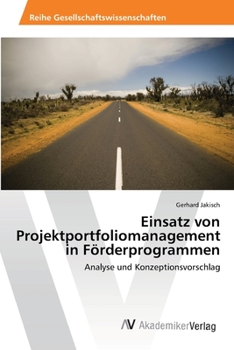 Paperback Einsatz von Projektportfoliomanagement in Förderprogrammen [German] Book