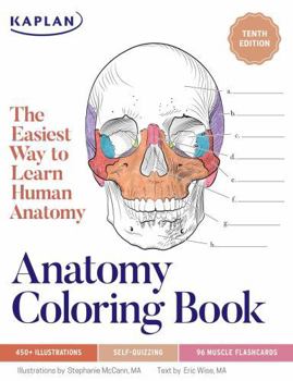 Paperback Anatomy Coloring Book with 450+ Realistic Medical Illustrations with Quizzes for Each Book