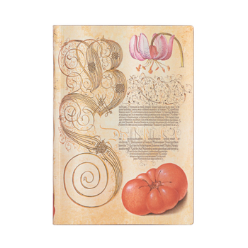 Misc. Lily & Tomato MIDI Unlined Softcover Journal, 176pg, 100gsm by Paperblanks (Mira Botanica) Book