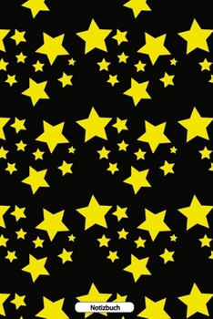 Notizbuch: schwarzer Sternhimmel 110 Seiten  Notizbuch liniertes Papier | ohne Rand | glänzendes Softcover | Rezeptebuch, Schreibheft, Geschenkidee (German Edition)