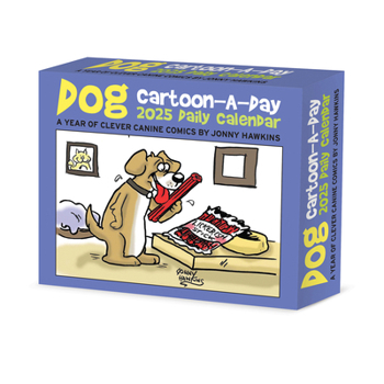 Calendar Dog Cartoon-A-Day 2025 6.2 X 5.4 Box Calendar Book