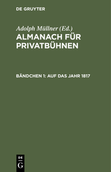 Hardcover Auf Das Jahr 1817 [German] Book