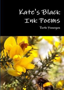 Paperback Kate's Black Ink Poems Book