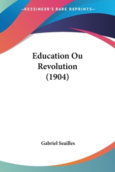 Paperback Education Ou Revolution (1904) [French] Book
