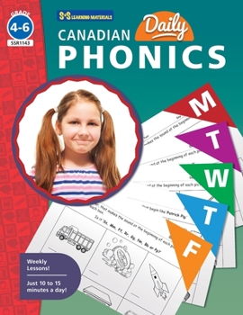 Paperback Canadian Daily Phonics Activities Gr. 4-6 Book