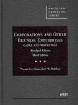 Hardcover Hazen and Markham's Corporations and Other Business Enterprises, Cases and Materials, 3D, Abridged Book