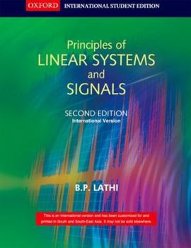 Paperback Principles Of Linear Systems And Signals Book