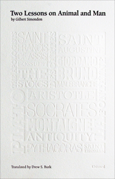 Paperback Two Lessons on Animal and Man Book