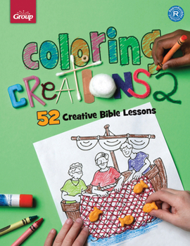Paperback Coloring Creations 2: 52 Bible Activity Pages Book