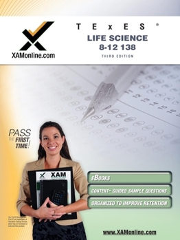 Paperback TExES Life Science 8-12 138 Teacher Certification Test Prep Study Guide Book