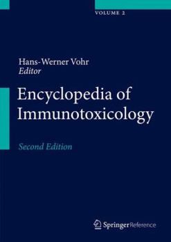 Hardcover Encyclopedia of Immunotoxicology Book